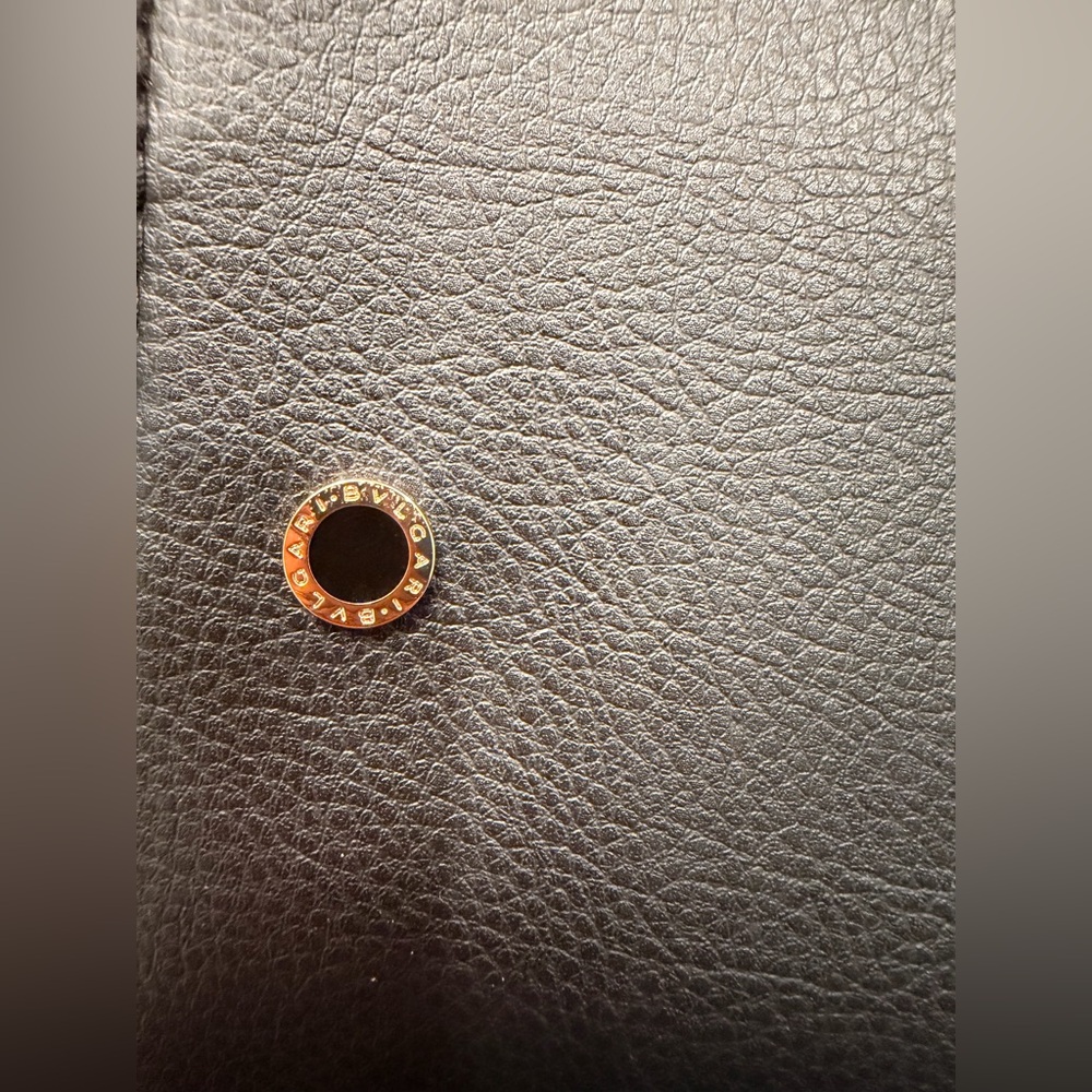 BVLGARI for Emirates Black Pebbled Leather Pochette Wristlet⭐️Italian Luxury - Picture 9 of 13